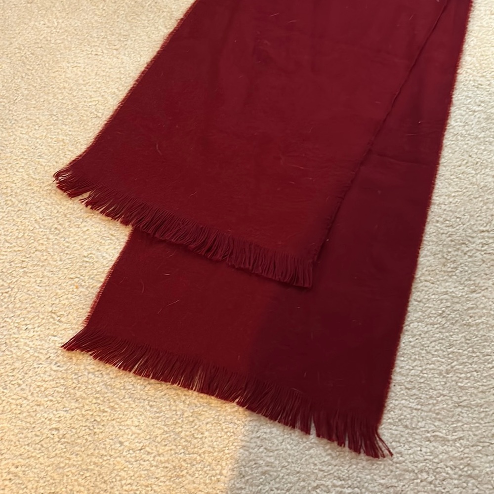 Beautiful Vintage Red Scarf